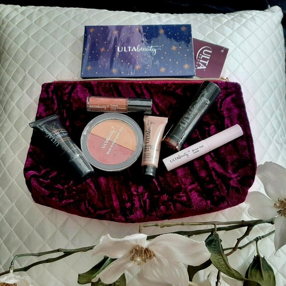 Ulta Beauty Other - Ulta 7 Piece Make up Bundle with Velvet Cosmetic Bag